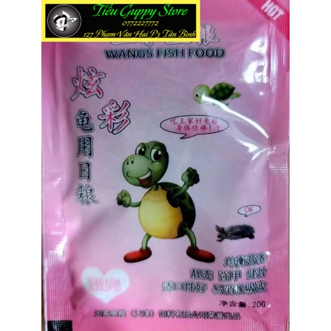 Cám Rùa, Baba WangFish - Thức Ăn CHuyên Dụng Giá Rẻ (Gói 20gr)