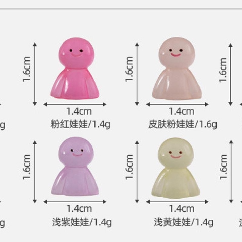 Phụ Kiện Tiểu Cảnh - Mô Hình Búp Bê Dạ Quang ( ZC - 392 ) - Tiểu Cảnh Trang Trí Chậu Sen đá, Hồ Cá, Bonsai, Terrarium