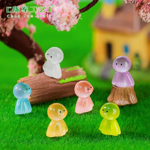 Phụ Kiện Tiểu Cảnh - Mô Hình Búp Bê Dạ Quang ( ZC - 392 ) - Tiểu Cảnh Trang Trí Chậu Sen đá, Hồ Cá, Bonsai, Terrarium