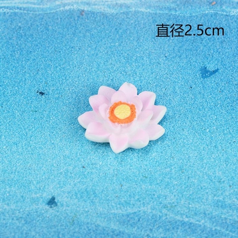 Phụ Kiện Tiểu Cảnh - Mô Hình Cá Koi, Hoa Sen, Lá Sen, Thuyền Tre (ZC-34) - Tiểu Cảnh Trang Trí