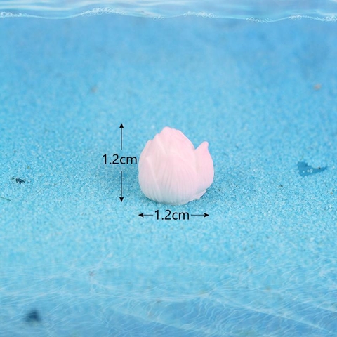 Phụ Kiện Tiểu Cảnh - Mô Hình Cá Koi, Hoa Sen, Lá Sen, Thuyền Tre (ZC-34) - Tiểu Cảnh Trang Trí