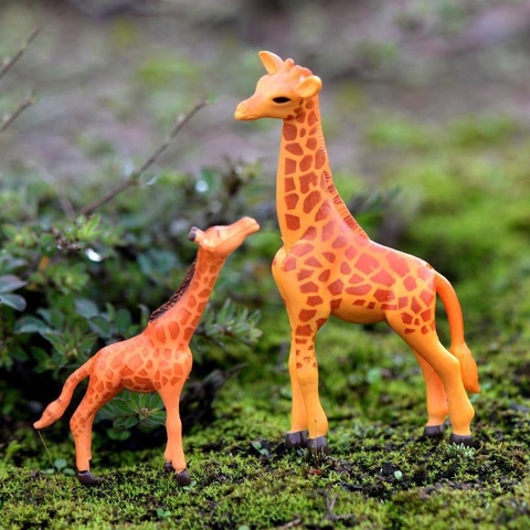 Phụ Kiện Tiểu Cảnh - Mô Hình Hươu Cao Cổ ( ZC - 168) - Tiểu Cảnh Trang Trí Chậu Sen đá, Hồ Cá, Bonsai, Terrarium