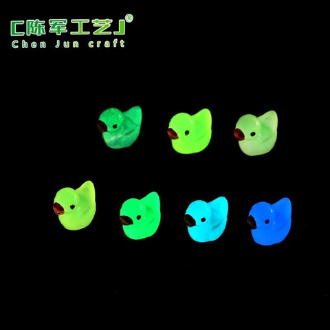 Phụ Kiện Tiểu Cảnh - Mô Hình Vịt Dạ Quang (PK-325) - Tiểu Cảnh Trang Trí Chậu Sen đá, Hồ Cá, Bonsai, Terrarium