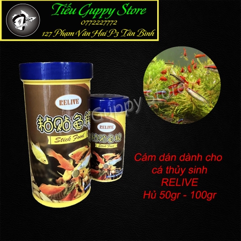 Cám Relive - Cám Dán Kính Thích hợp cho các loại cá thủy sinh