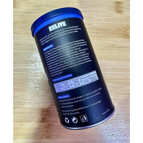 Cám Relive Ranchu Goldfish Feed - Thức ăn chất lượng cho các dòng cá vàng (Hủ 180gr)