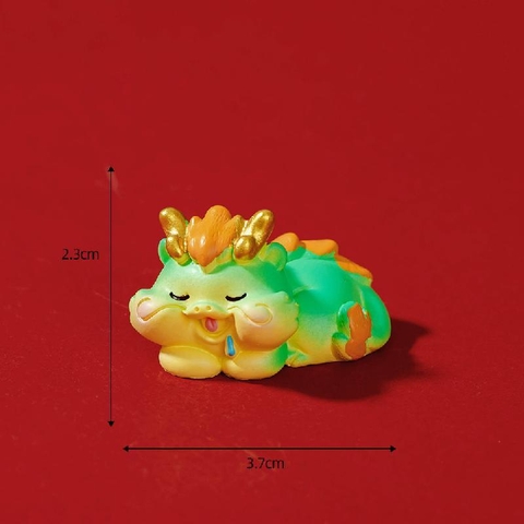 Phụ Kiện Tiểu Cảnh - Mô Hình Rồng Vàng Năm Mới (ZC-946) - Tiểu Cảnh Trang Trí Chậu Sen đá, Hồ Cá, Bonsai, Terrarium
