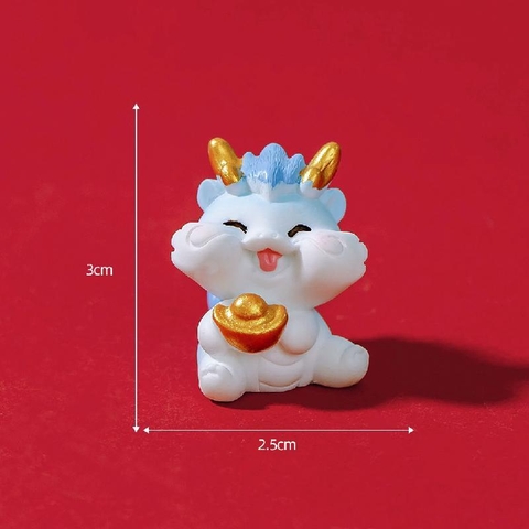 Phụ Kiện Tiểu Cảnh - Mô Hình Rồng Năm Mới (ZC - 923) - Tiểu Cảnh Trang Trí Chậu Sen đá, Hồ Cá, Bonsai, Terrarium