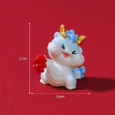 Phụ Kiện Tiểu Cảnh - Mô Hình Rồng Năm Mới (ZC - 923) - Tiểu Cảnh Trang Trí Chậu Sen đá, Hồ Cá, Bonsai, Terrarium