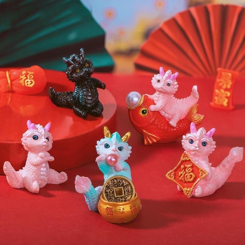 Rồng Năm Mới (ZC-961) - Tiểu Cảnh Trang Trí Chậu Sen đá, Hồ Cá, Bonsai, Terrarium