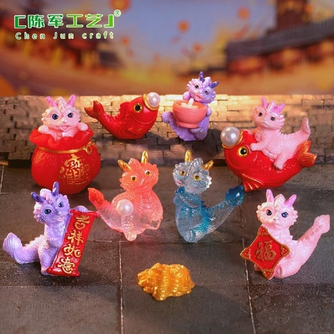 Rồng Năm Mới (ZC-961) - Tiểu Cảnh Trang Trí Chậu Sen đá, Hồ Cá, Bonsai, Terrarium