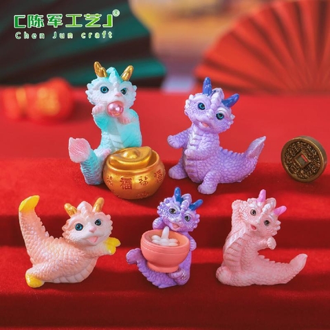 Rồng Năm Mới (ZC-961) - Tiểu Cảnh Trang Trí Chậu Sen đá, Hồ Cá, Bonsai, Terrarium