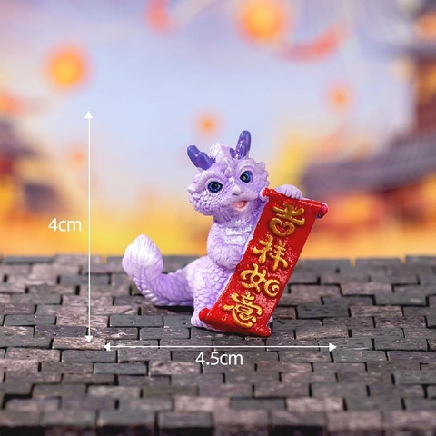 Rồng Năm Mới (ZC-961) - Tiểu Cảnh Trang Trí Chậu Sen đá, Hồ Cá, Bonsai, Terrarium