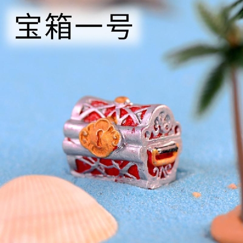 Phụ Kiện Tiểu Cảnh - Mô Hình Rương Kho Báu (ZC-269) - Tiểu Cảnh Trang Trí Chậu Sen đá, Hồ Cá, Bonsai, Terrarium