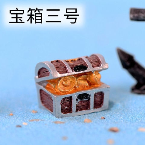 Phụ Kiện Tiểu Cảnh - Mô Hình Rương Kho Báu (ZC-269) - Tiểu Cảnh Trang Trí Chậu Sen đá, Hồ Cá, Bonsai, Terrarium