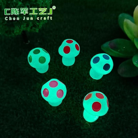 Phụ Kiện Tiểu Cảnh - Mô Hình Nấm Dạ Quang (PK-895) - Tiểu Cảnh Trang Trí Chậu Sen đá, Hồ Cá, Bonsai, Terrarium