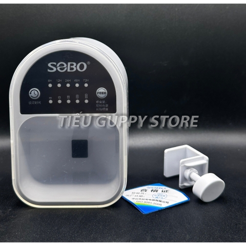 Máy Cho Ăn Tự Động SOBO DA-06 - Kiếu dáng mới, nhỏ gọn và tiện lợi