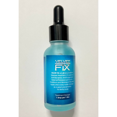 Velvet Fix - Dung Dịch Xử Lý và Phòng Nấm cho Cá Betta (chai 30ml)