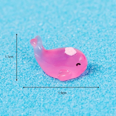 Phụ Kiện Tiểu Cảnh - Mô Hình Cá Heo Dạ Quang Mini (ZC - 331) - Tiểu Cảnh Trang Trí Chậu Sen đá, Hồ Cá, Bonsai, Terrarium