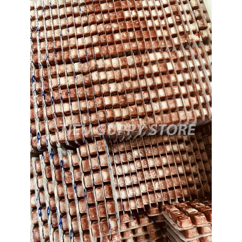 Tim Bò vĩ 24 viên - 100gr - Thức Ăn Dinh Dưỡng cho Cá Cảnh, giúp cá Lên Màu, Đầu và Body