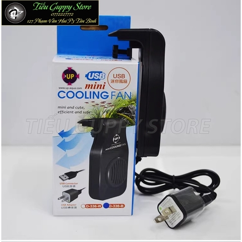 Quạt Tản Nhiệt Hồ Thủy Sinh Mini Cooling Fan đầu USB 0.3w D-336