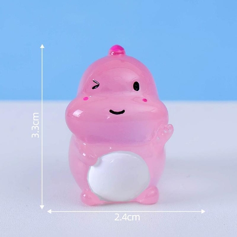 Phụ Kiện Tiểu Cảnh - Khủng long con dạ quang (ZC-1032) - Tiểu Cảnh Trang Trí Chậu Sen đá, Hồ Cá, Bonsai, Terrarium