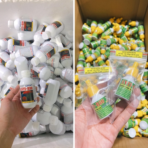Nuphar - Anti Bio - chuyên xử lý Túm Lắc ở cá 7 màu, rửa trùn chỉ