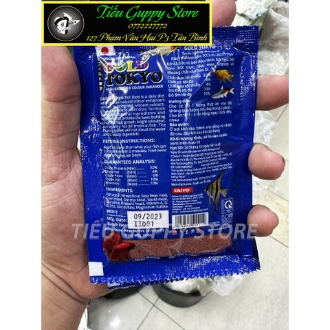 Cám Gold Tokyo Thức Ăn Cho Cá Thủy Sinh, Betta, Guppy Gói 20g