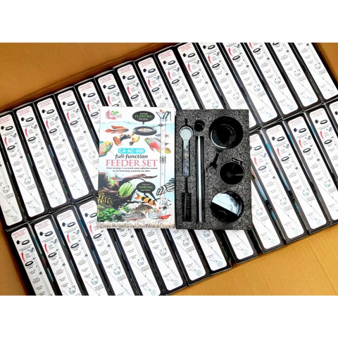 Bộ Dụng Cụ Cho Cá, Tép Ăn Crab Aqua Tiện Lợi Trong Hồ Thủy Sinh (kéo dài được 35cm) - Full Function Feeder Set CA-AC-006