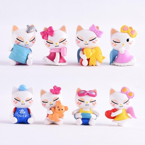 Phụ Kiện Tiểu Cảnh - Mèo KT Kitten Cake (ZC-527) - Tiểu Cảnh Trang Trí Chậu Sen đá, Hồ Cá, Bonsai, Terrarium