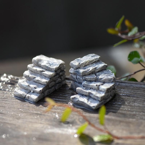 Phụ Kiện Tiểu Cảnh - Bậc Thang Đá (ZC-149) - Tiểu Cảnh Trang Trí Chậu Sen đá, Hồ Cá, Bonsai, Terrarium