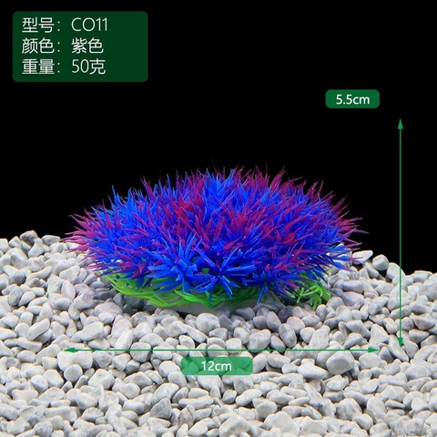 Phụ Kiện Tiểu Cảnh - Mô hình cây rong nhựa (YR-30) - Tiểu Cảnh Trang Trí Hồ Cá