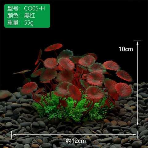 Phụ Kiện Tiểu Cảnh - Mô hình cây rong nhựa ( YR-5 ) - Tiểu Cảnh Trang Trí Hồ Cá