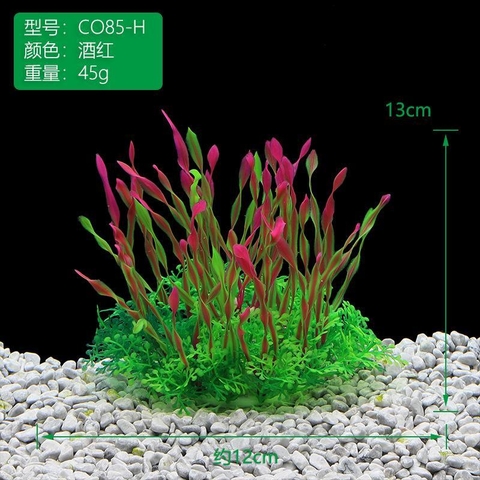 Phụ Kiện Tiểu Cảnh - Mô hình cây rong nhựa ( YR-5 ) - Tiểu Cảnh Trang Trí Hồ Cá