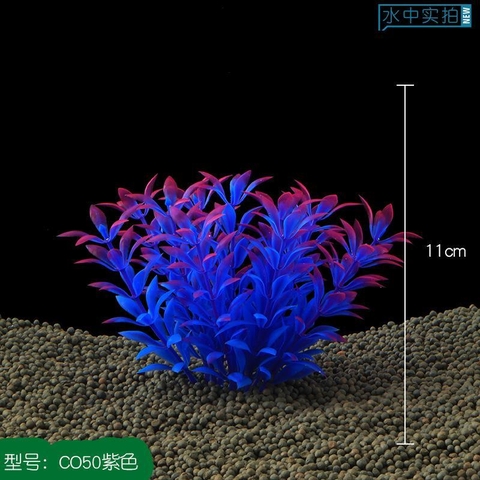 Phụ Kiện Tiểu Cảnh - Mô hình cây rong nhựa ( YR-55 ) - Tiểu Cảnh Trang Trí Hồ Cá