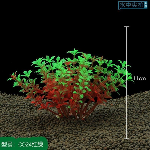 Phụ Kiện Tiểu Cảnh - Mô hình cây rong nhựa ( YR-55 ) - Tiểu Cảnh Trang Trí Hồ Cá