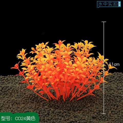 Phụ Kiện Tiểu Cảnh - Mô hình cây rong nhựa ( YR-55 ) - Tiểu Cảnh Trang Trí Hồ Cá