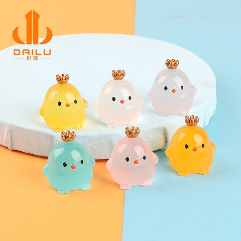 Phụ Kiện Tiểu Cảnh - Gà Vương Miện ( BS - 44) - Tiểu Cảnh Trang Trí Chậu Sen đá, Hồ Cá, Bonsai, Terrarium