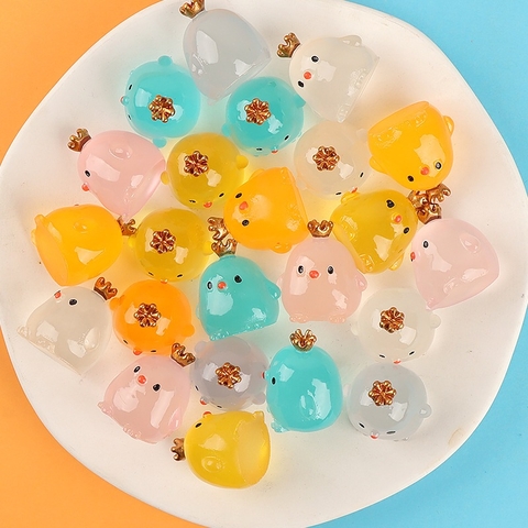 Phụ Kiện Tiểu Cảnh - Gà Vương Miện ( BS - 44) - Tiểu Cảnh Trang Trí Chậu Sen đá, Hồ Cá, Bonsai, Terrarium