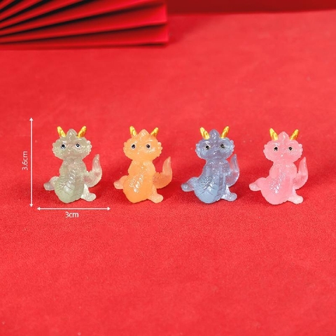 Phụ Kiện Tiểu Cảnh - Rồng Dạ Quang Nhiều Màu (ZC-1091) - Tiểu Cảnh Trang Trí Hồ Cá, Bonsai, Terrarium