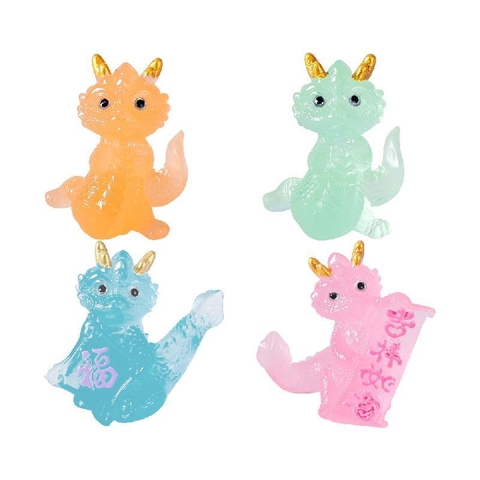 Phụ Kiện Tiểu Cảnh - Rồng Dạ Quang Nhiều Màu (ZC-1091) - Tiểu Cảnh Trang Trí Hồ Cá, Bonsai, Terrarium