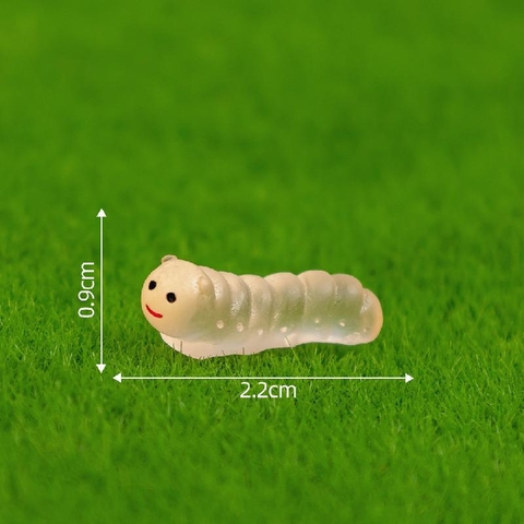 Phụ Kiện Tiểu Cảnh - Sâu Con Dạ Quang (ZC-1073) - Tiểu Cảnh Trang Trí Hồ Cá, Bonsai, Terrarium