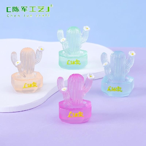 Phụ Kiện Tiểu Cảnh - Xương Rồng Dạ Quang (ZC-1079) - Tiểu Cảnh Trang Trí Hồ Cá, Bonsai, Terrarium