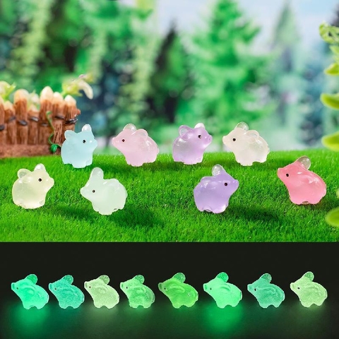 Phụ Kiện Tiểu Cảnh - Heo Con Dạ Quang (ZC-380) - Tiểu Cảnh Trang Trí Hồ Cá, Bonsai, Terrarium