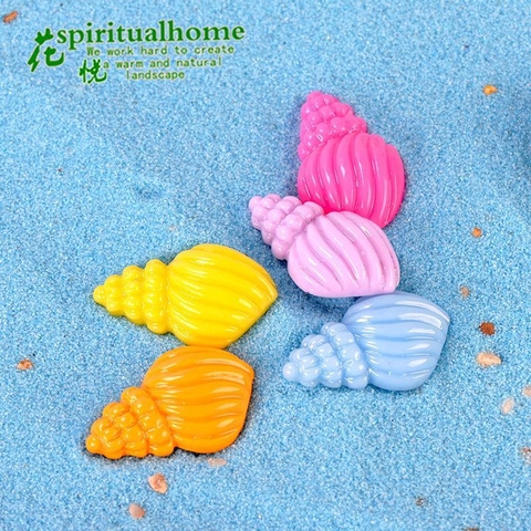 Phụ Kiện Tiểu Cảnh - Mô Hình Ốc Biển Nhiều Màu (ZC-348) - Tiểu Cảnh Trang Trí Chậu Sen đá, Hồ Cá, Bonsai, Terrarium