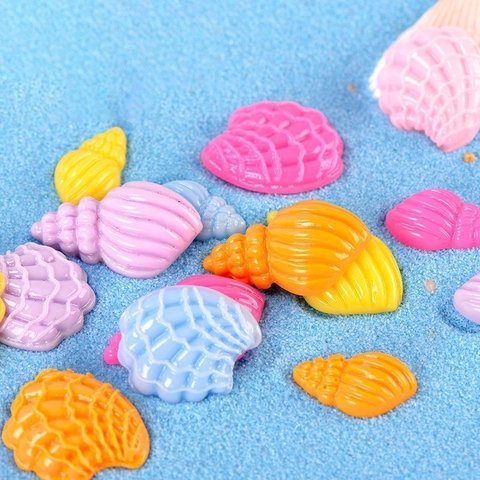 Phụ Kiện Tiểu Cảnh - Mô Hình Ốc Biển Nhiều Màu (ZC-348) - Tiểu Cảnh Trang Trí Chậu Sen đá, Hồ Cá, Bonsai, Terrarium