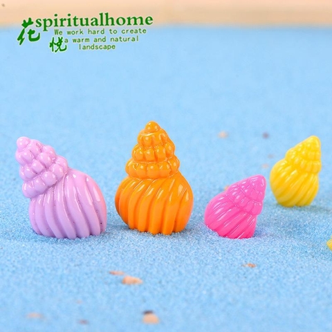 Phụ Kiện Tiểu Cảnh - Mô Hình Ốc Biển Nhiều Màu (ZC-348) - Tiểu Cảnh Trang Trí Chậu Sen đá, Hồ Cá, Bonsai, Terrarium