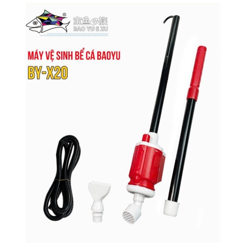 Máy Vệ Sinh, Thay Nước Bể Cá Đa Năng Baoyu BY-X20, By-X25