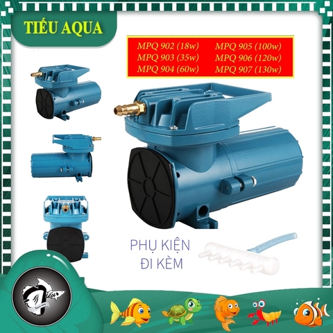 Máy Sủi Khí Oxy Sử Dụng Bình Ắc Quy Resun MPQ 902 (18w) 903 (35w) 904 (60w) 905 (100w) 906 (120w) 907 (130w)