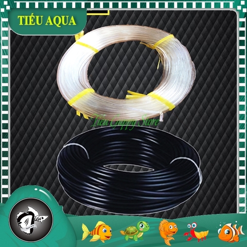Cuộn Dây Oxy Hồ Cá Loại Tốt - Có 2 màu Trắng và Đen - Kích cỡ 4mm và 5mm