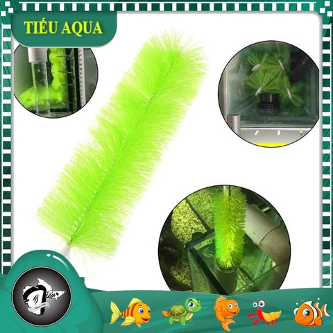 Chổi Lọc Màu Xanh Lá Dạ Quang Cho Hệ Thống Lọc Hồ Cá, Bể Cá Koi (Kích thước 40cm-60cm-80cm)